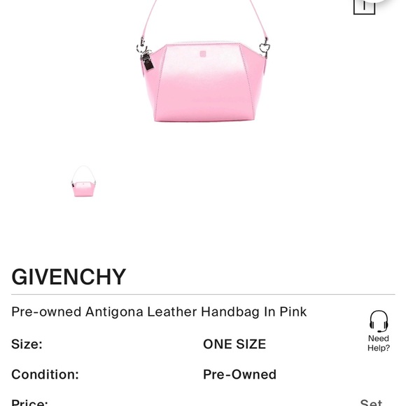 Givenchy Extra Small Antigona Leather Satchel
Pink - Picture 10 of 10